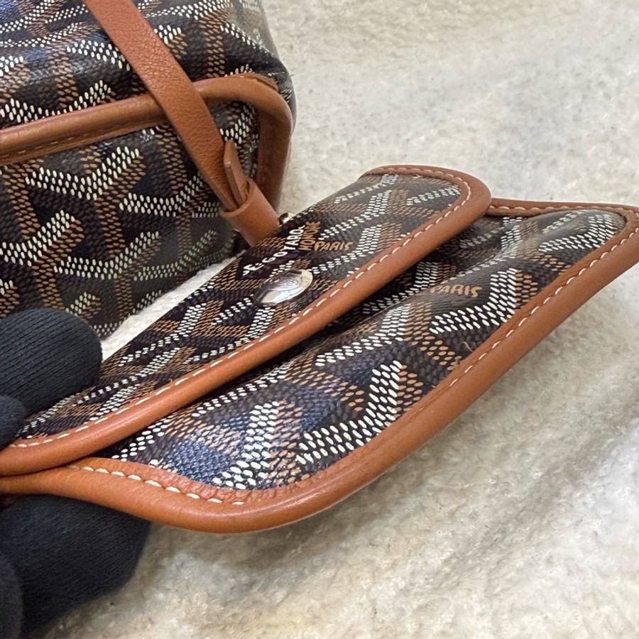 （日本購證🇯🇵）Goyard Anjou Mini Tote 棕色迷你托特-17