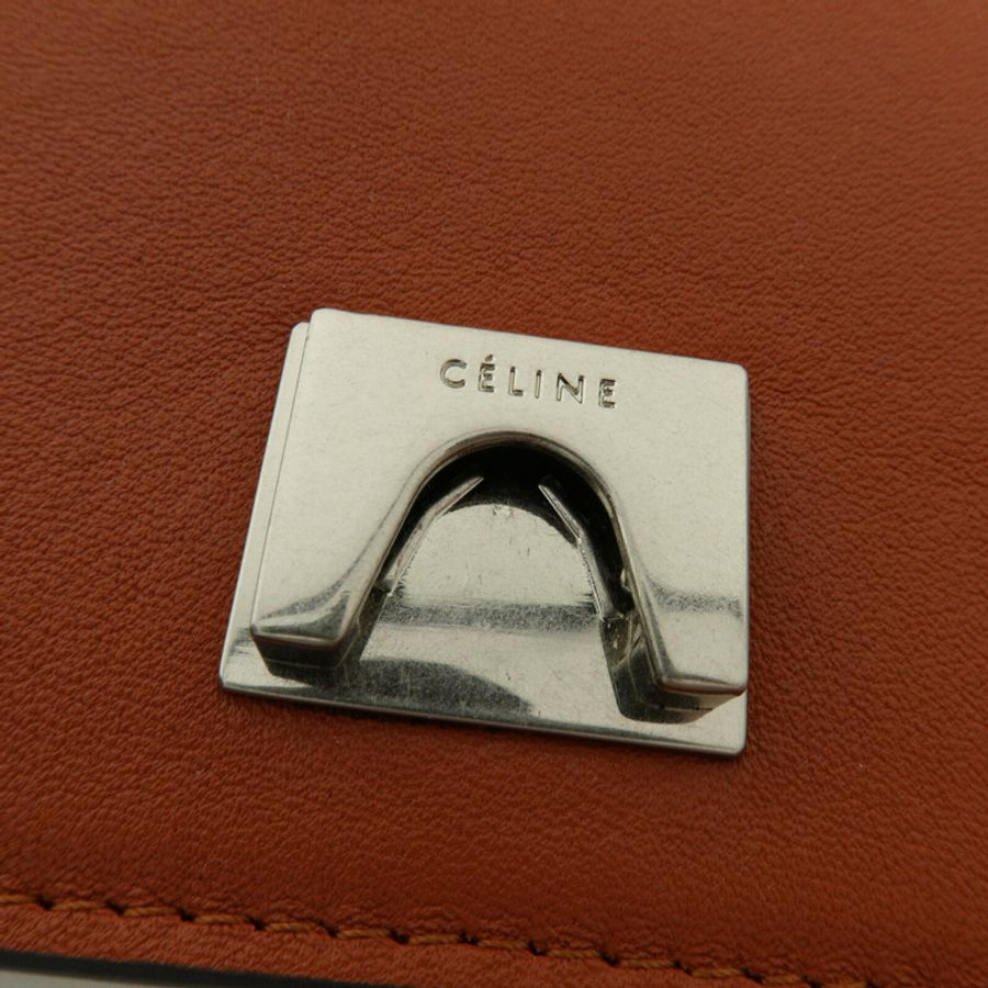 CELINE 牛皮皮革Frame肩背袋-7