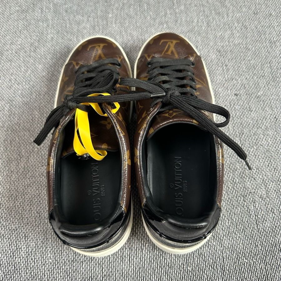 LOUIS VUITTON/Lv 漆面運動 低幫 時尚板鞋   尺碼：35.5-2