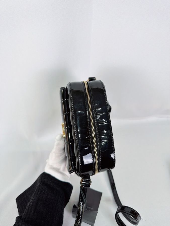 莉亞精品♡  YSL 554075 漆皮相機包 二手美品-3