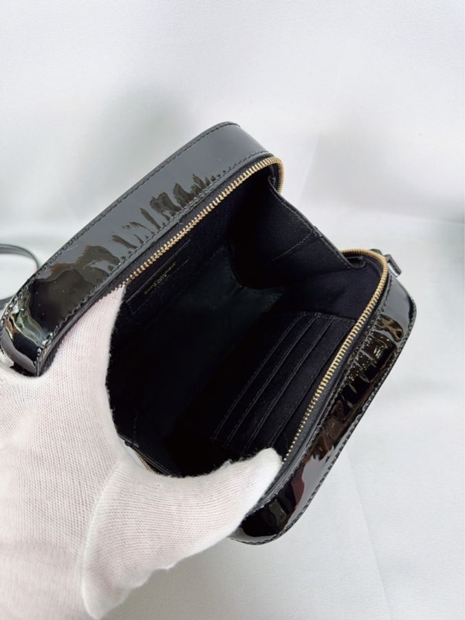 莉亞精品♡  YSL 554075 漆皮相機包 二手美品-12