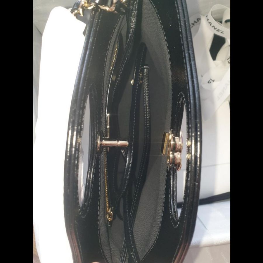 chanel 31bag mini 黑金 全新全配台灣現貨-3