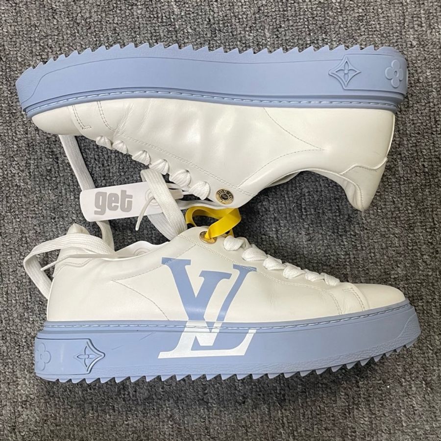 LOUIS VUITTON/路易威登 Time Out 圓頭系帶板鞋  尺碼36.5-4