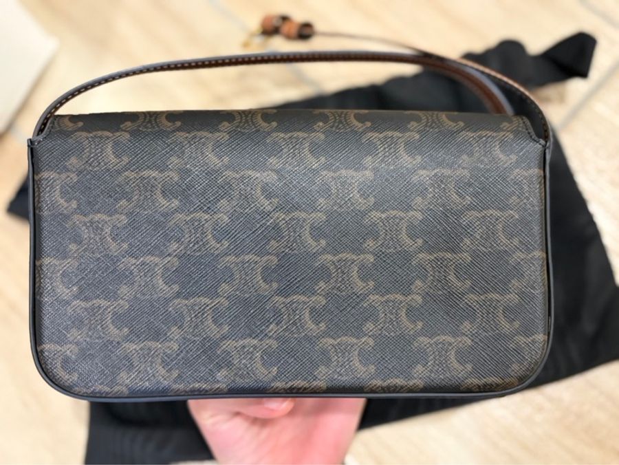 CELINE 凱旋門老花腋下包-1