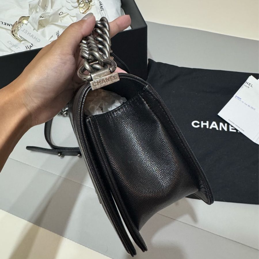 Chanel boy25 黑銀❤️‍🔥-4