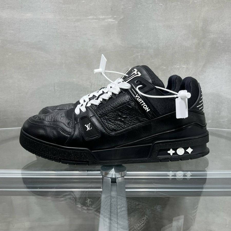 Louis Vuitton/路易威登 LV Trainer 黑武士 黑色藝術館 尺碼/UK9 /43碼-2