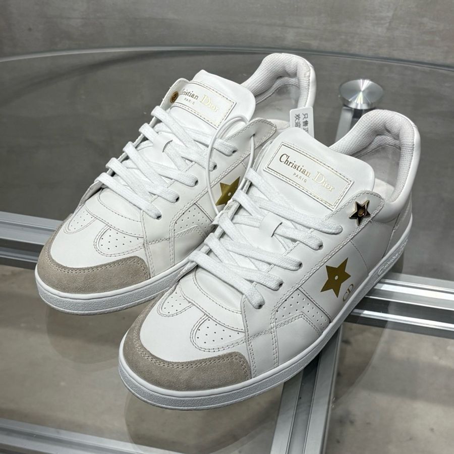 Dior/迪奧 Star 白色星星德訓板鞋 尺碼/36碼-0