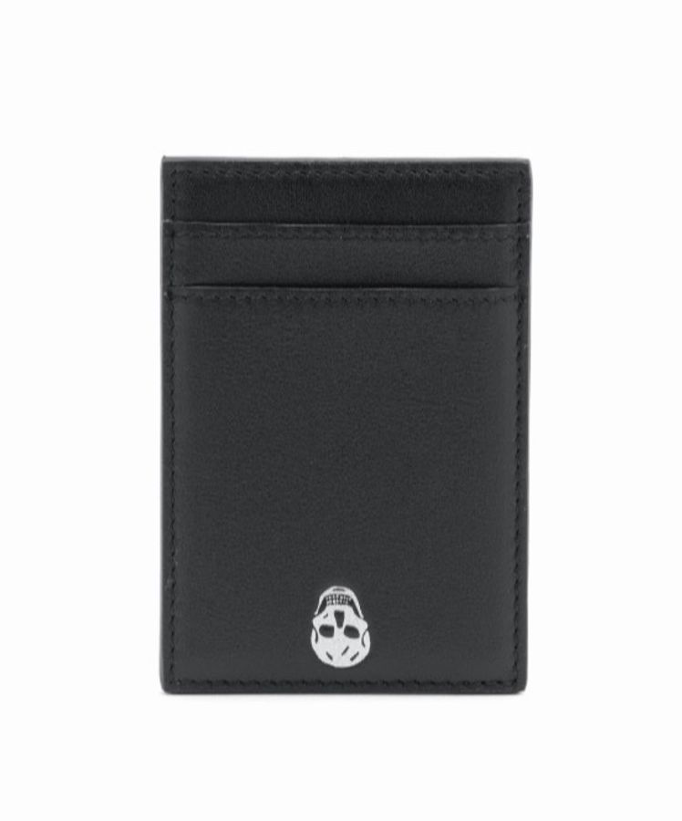 Alexander McQueen 男士 骷髏磁吸卡包均碼碼6.5cm*0.1cm*9.5cm-1