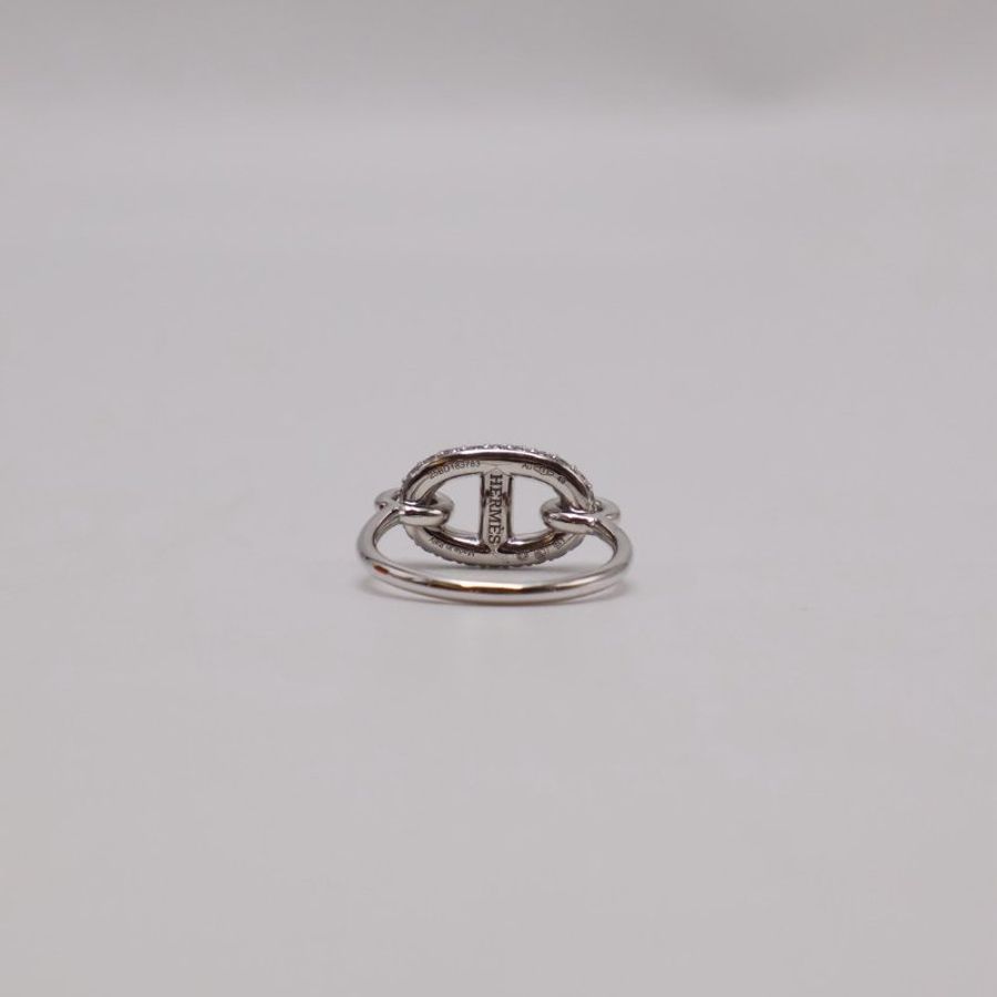 HERMES Farandole 18K白金鑽石戒指 - 49 0.45carat-4