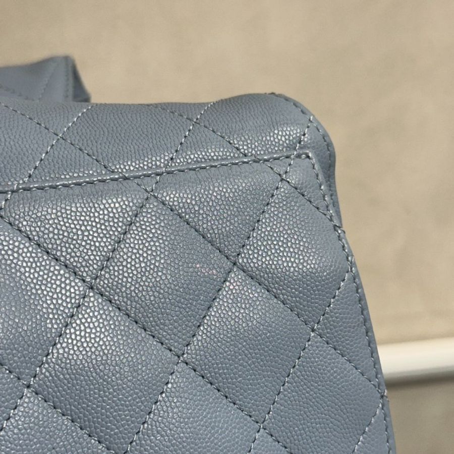 CHANEL 25 Hobo Bag - 小號霧霾藍金-7