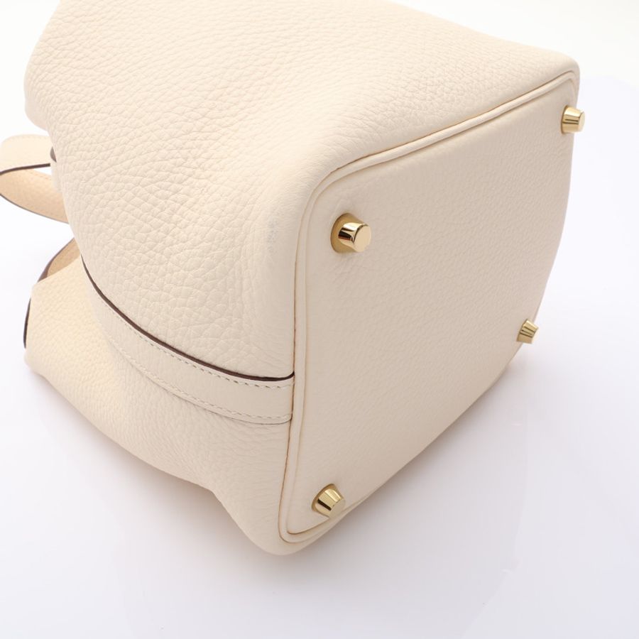 奶油白 TC牛皮 Picotin Lock 18 手提包 W刻【HERMES 愛馬仕】 H056289CC-8