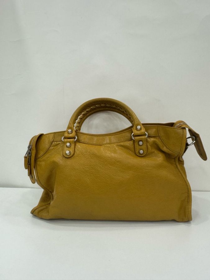 Balenciaga巴黎世家 Le City 中號機車包 缺鏡子 底長：38cm-2