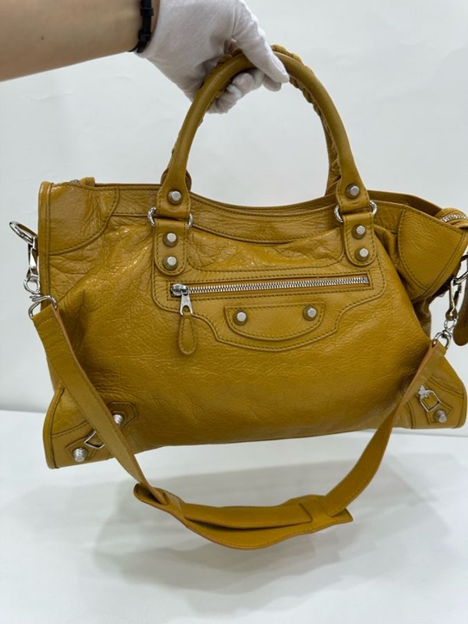 Balenciaga巴黎世家 Le City 中號機車包 缺鏡子 底長：38cm-7