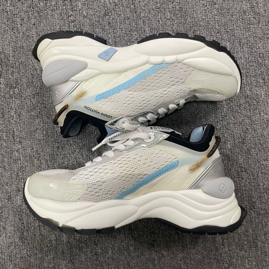 LOUIS VUITTON/路易威登 Run 55 厚底系帶運動休閒鞋  尺碼：35.5-3