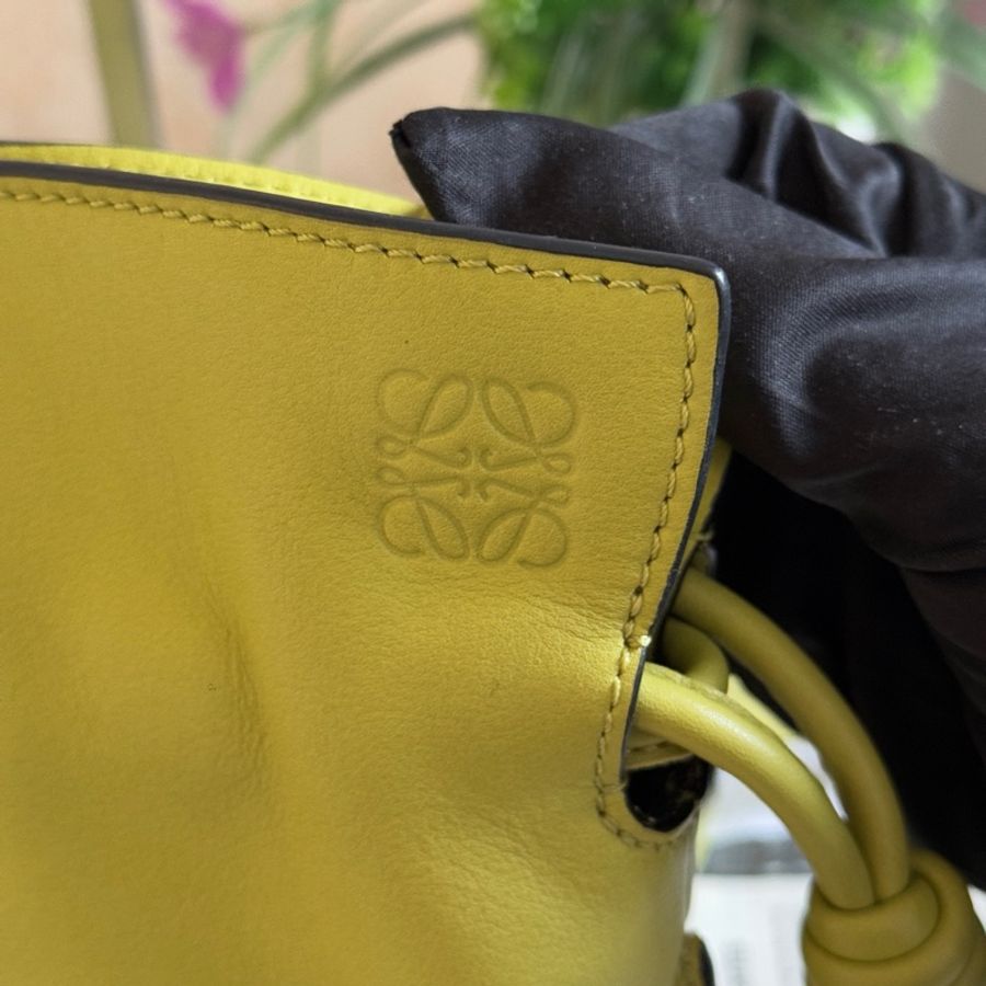 Loewe羅意威 flamenco mini福袋斜挎包 底長23-6