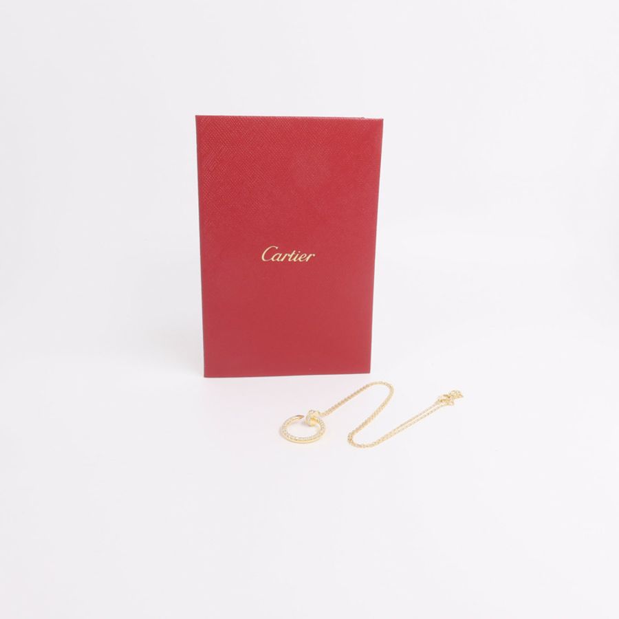 CARTIER 18K黃金Juste Un Clou鑽石項鍊-7