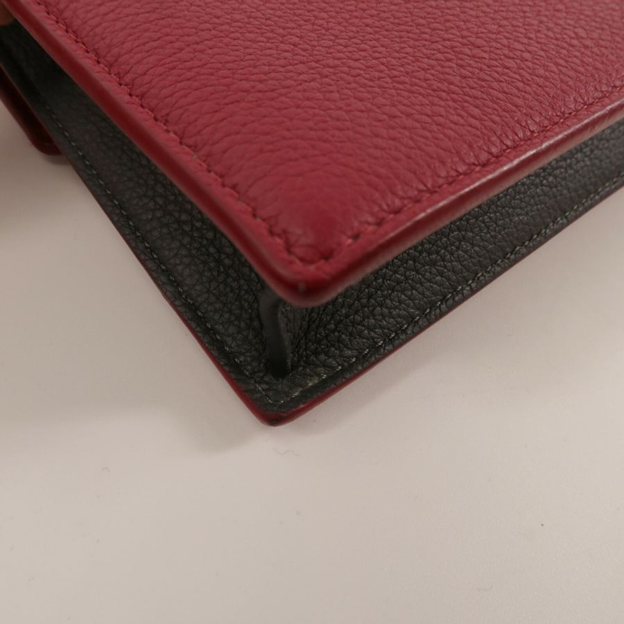 LOUIS VUITTON 牛皮皮革Pochette Lockme Chain鏈帶肩背袋-11