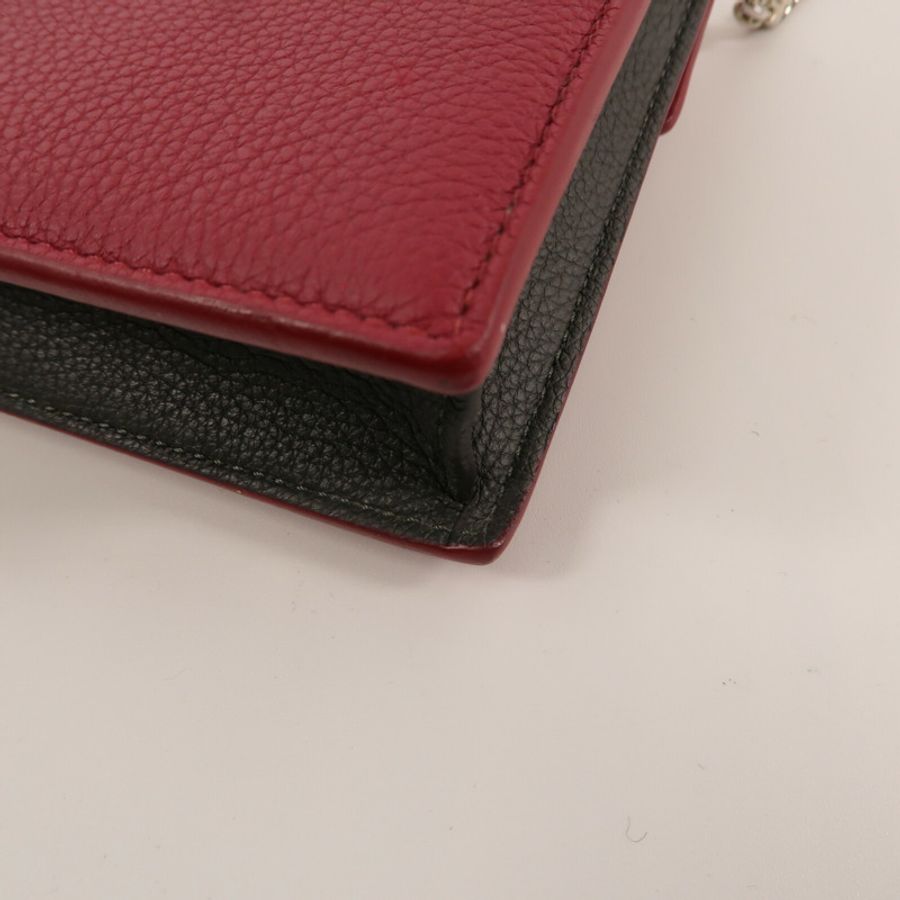 LOUIS VUITTON 牛皮皮革Pochette Lockme Chain鏈帶肩背袋-12
