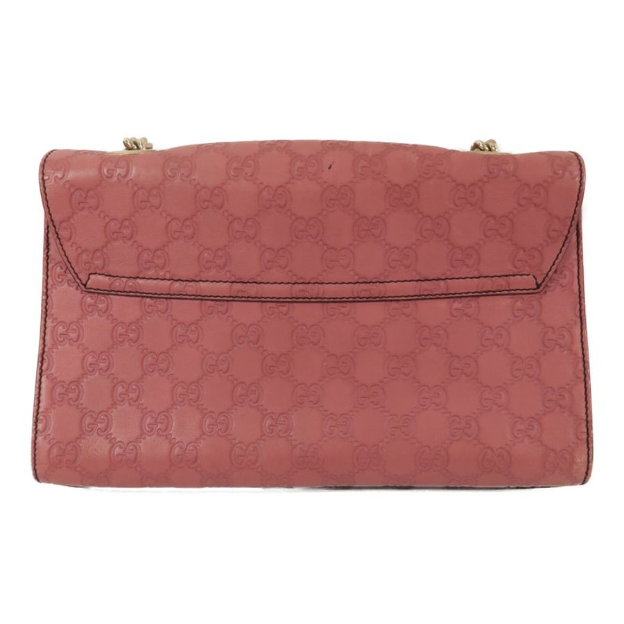 GUCCI 牛皮皮革Emily鏈帶肩背袋-1