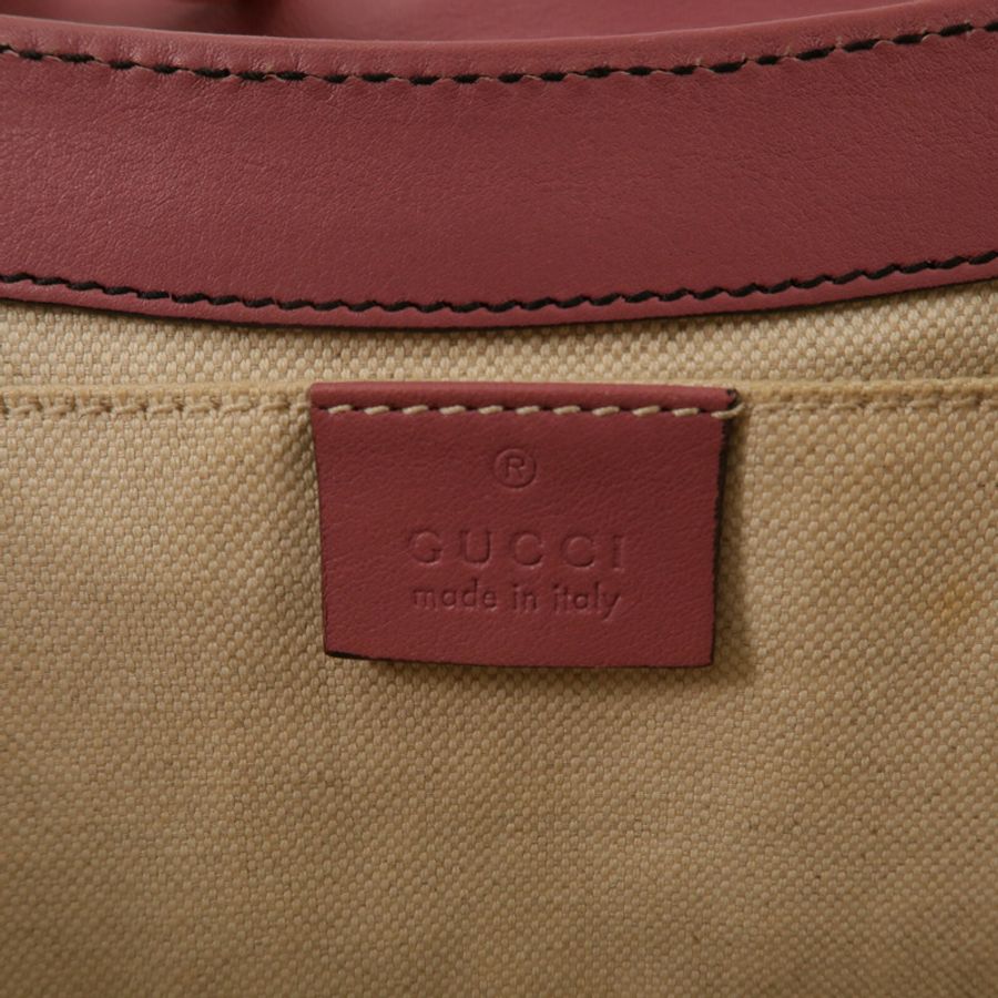 GUCCI 牛皮皮革Emily鏈帶肩背袋-6