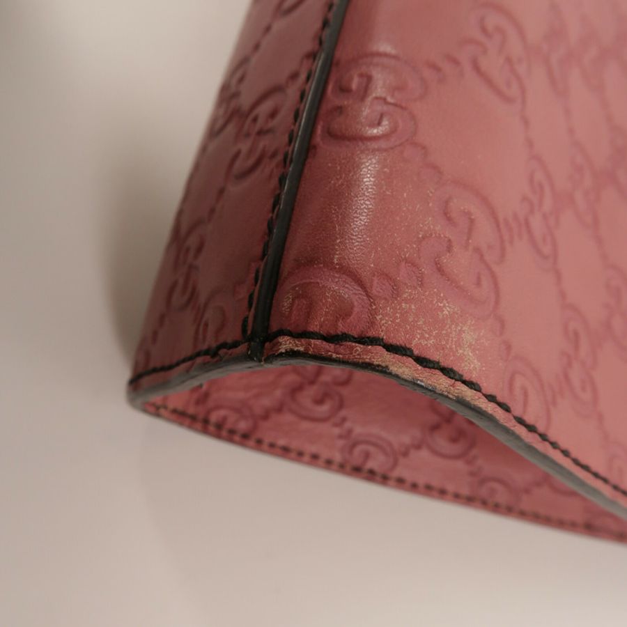 GUCCI 牛皮皮革Emily鏈帶肩背袋-12