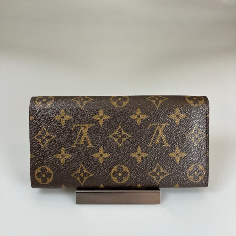 LV M61734  老花發財長夾-1