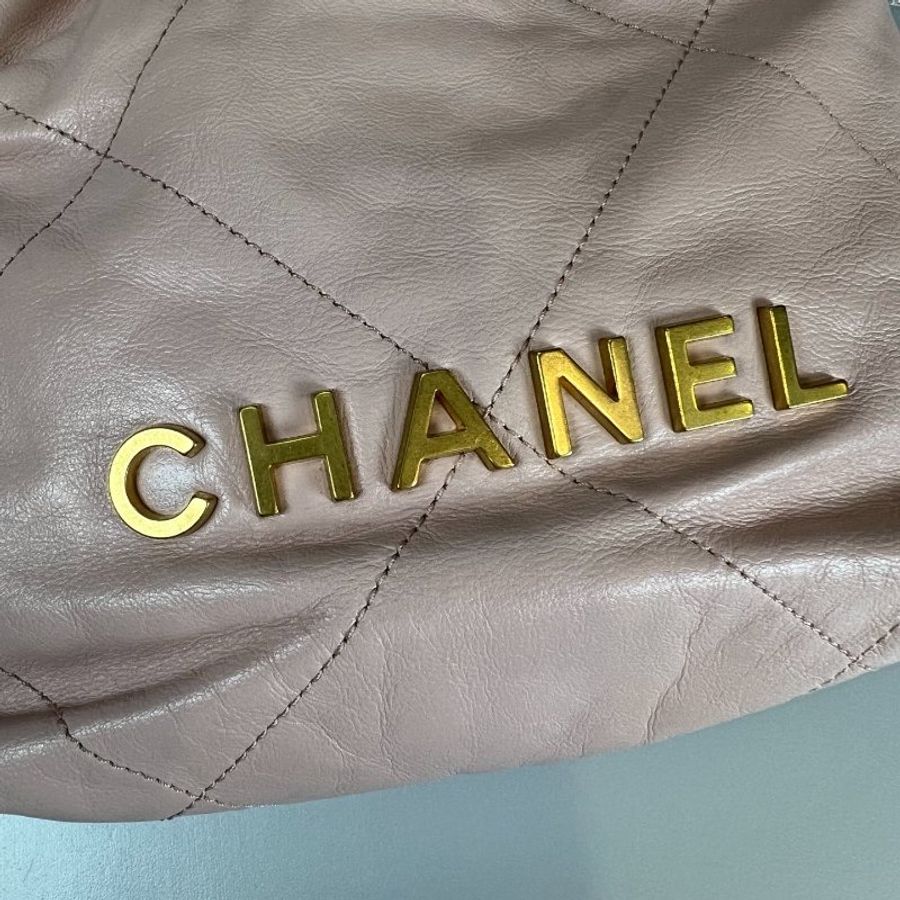 CHANEL 22包MINI 粉色 AS3980/晶片款-9