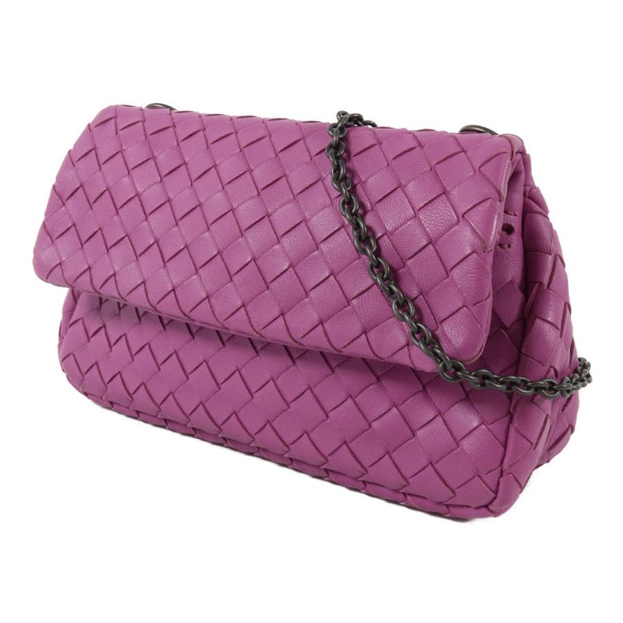 BOTTEGA VENETA 羊皮皮革Shoulder Bag鏈帶肩背袋-1