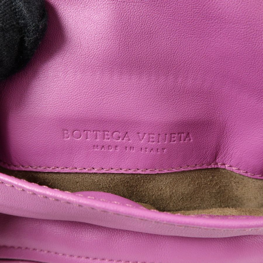 BOTTEGA VENETA 羊皮皮革Shoulder Bag鏈帶肩背袋-5