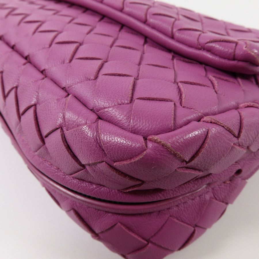 BOTTEGA VENETA 羊皮皮革Shoulder Bag鏈帶肩背袋-9
