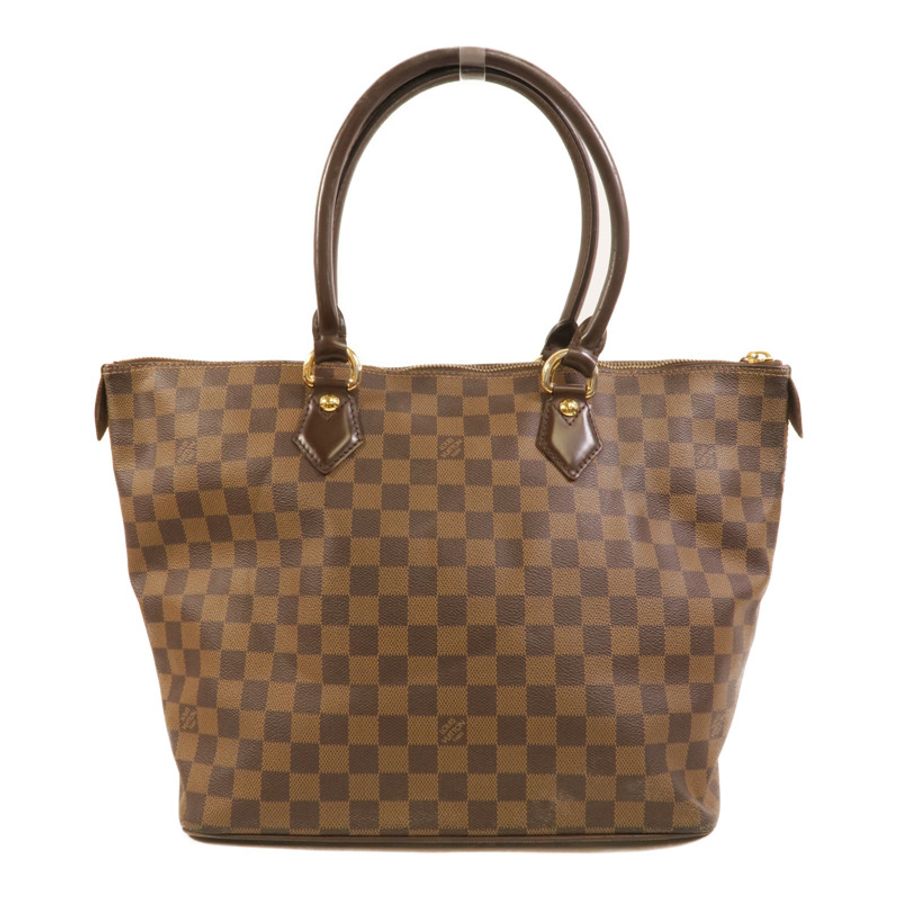LOUIS VUITTON Damier Saleya MM金扣肩背袋-1