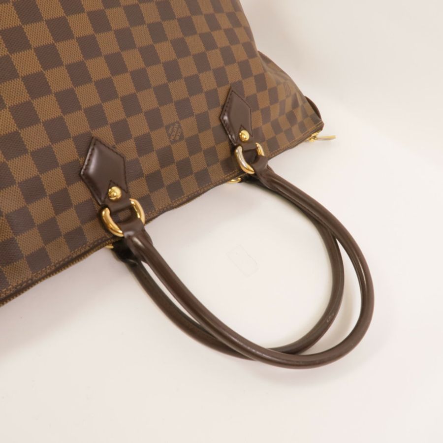 LOUIS VUITTON Damier Saleya MM金扣肩背袋-5