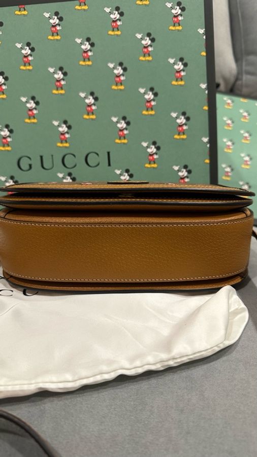 收藏品 gucci 迪士尼絕版聯名馬鞍包-5