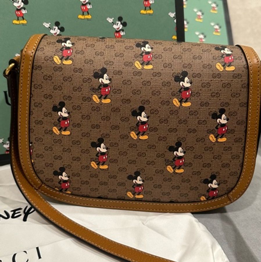 收藏品 gucci 迪士尼絕版聯名馬鞍包-7