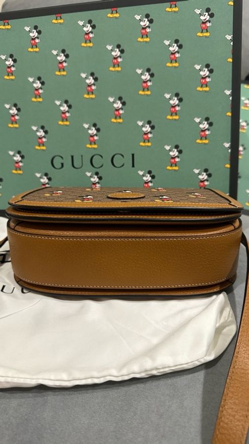 收藏品 gucci 迪士尼絕版聯名馬鞍包-8