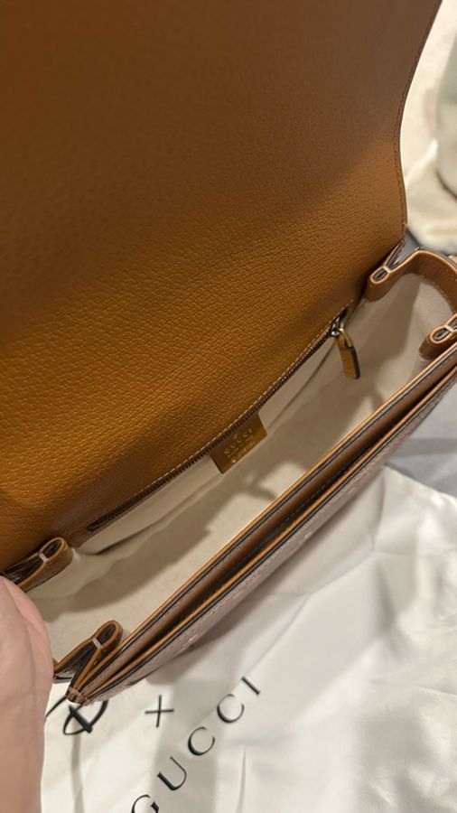 收藏品 gucci 迪士尼絕版聯名馬鞍包-12