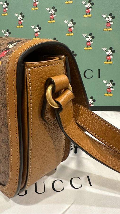 收藏品 gucci 迪士尼絕版聯名馬鞍包-19