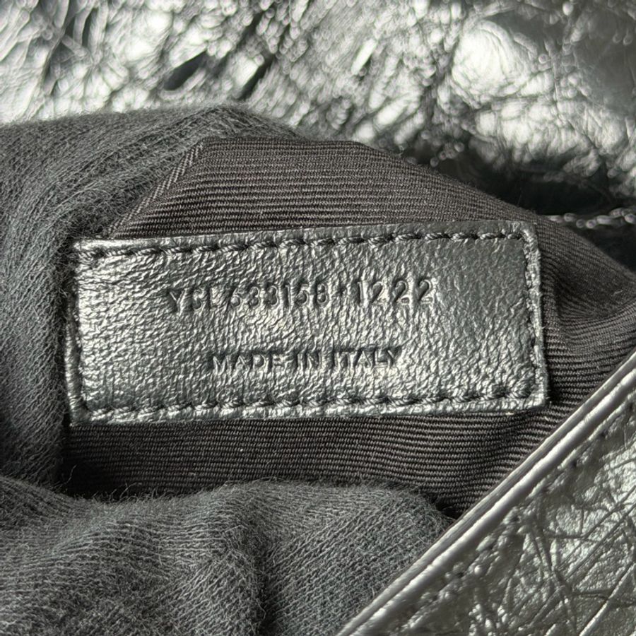 #98新 YSL Niki medium黑銀 中號 D釦-17