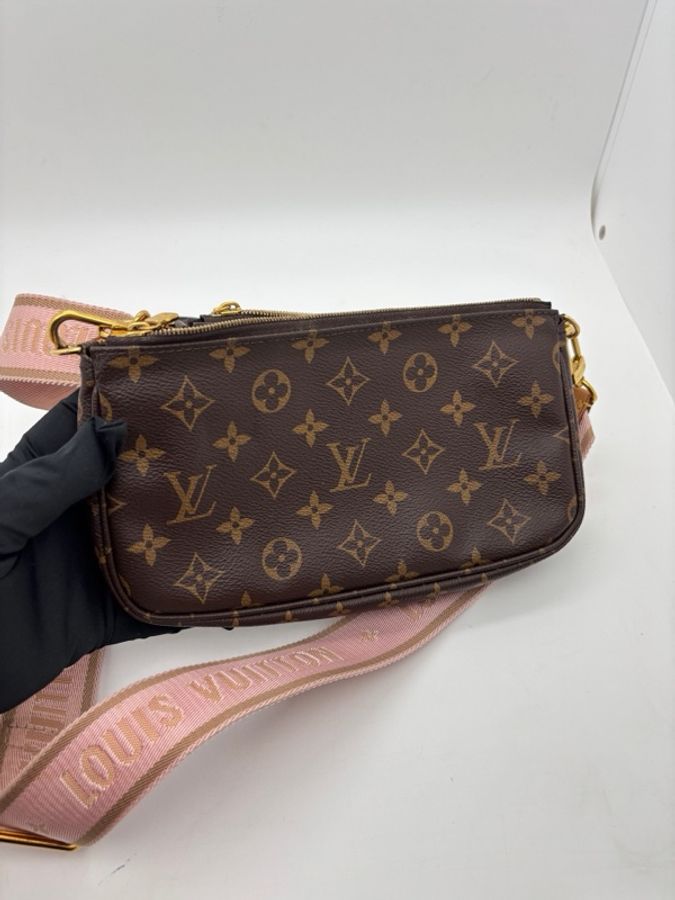 🈶購證🤎#Lv#三合一#粉肩帶#晶片款-21