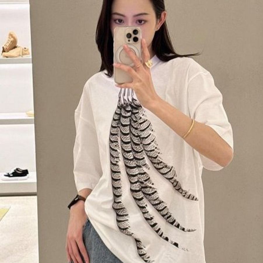 💎Han's house精品服飾💎 LOEWE 刺繡 LOGO T恤 短袖 短T 原價23000-0