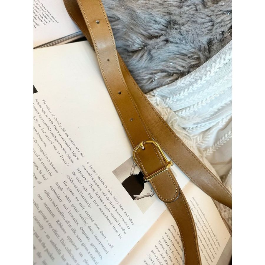 思琳CELINE 經典老花Macadam 經典凱旋門皮標斜背包 凱旋門米花圖騰-11