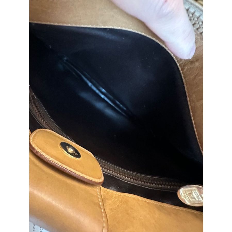 思琳CELINE 經典老花Macadam 經典凱旋門皮標斜背包 凱旋門米花圖騰-16