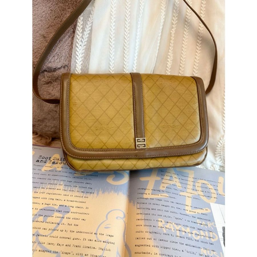 紀梵希 Givenchy古董 絕版 斜背包 賽琳 凱旋門 單肩包 斜挎包 日本中古 Vintage 肩背包 斜挎包 男生女生合用-2