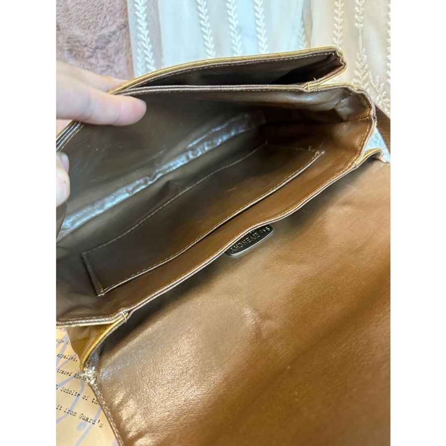 紀梵希 Givenchy古董 絕版 斜背包 賽琳 凱旋門 單肩包 斜挎包 日本中古 Vintage 肩背包 斜挎包 男生女生合用-12