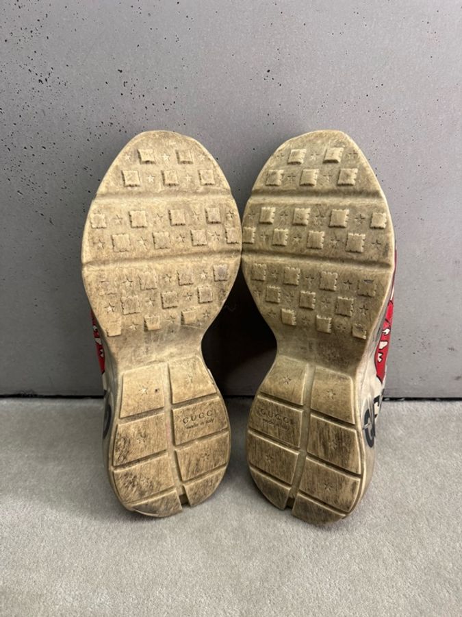 二手Gucci塗鴉球鞋-6