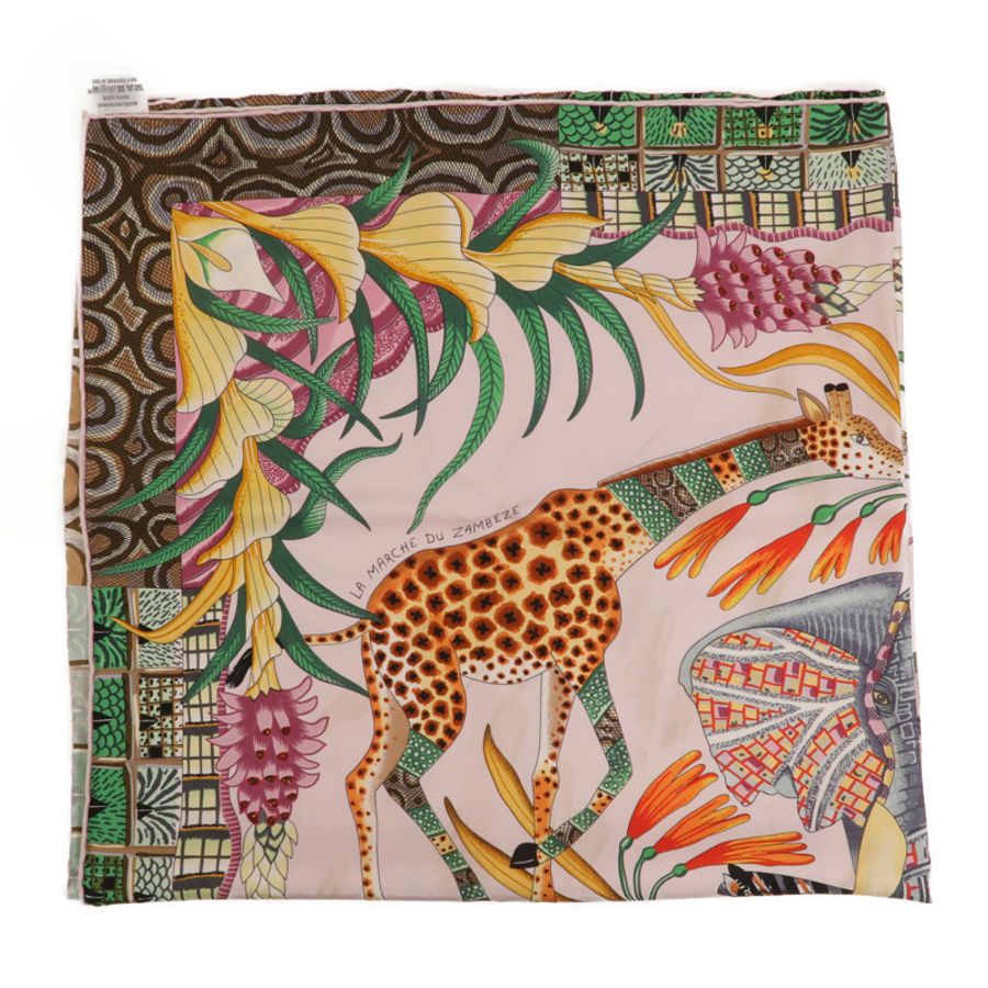 HERMES 絲質Scarf 90x90絲巾-1