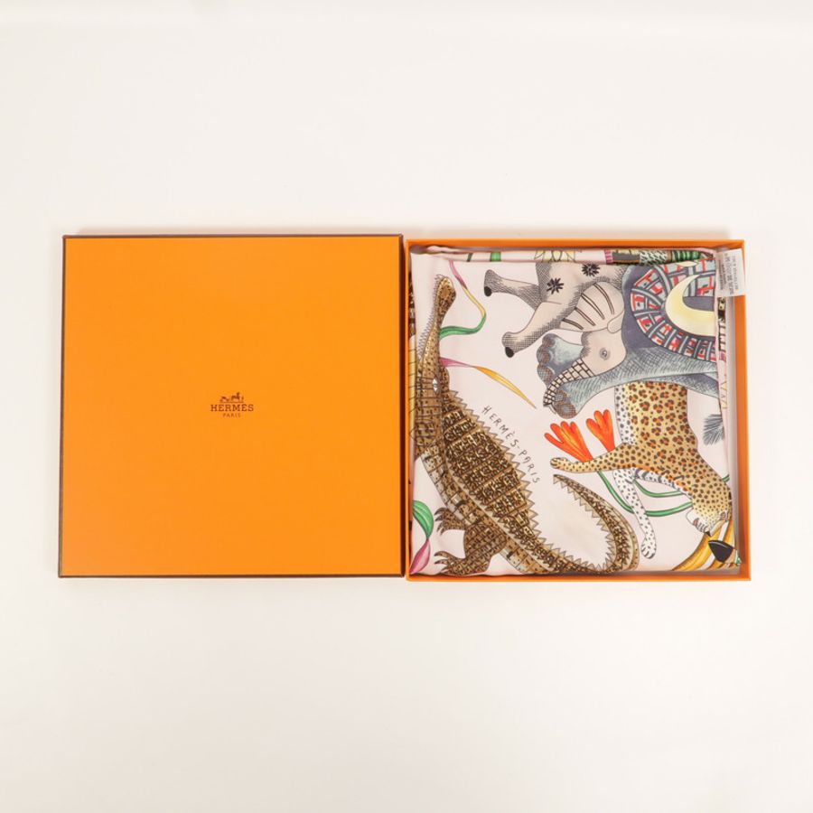 HERMES 絲質Scarf 90x90絲巾-9
