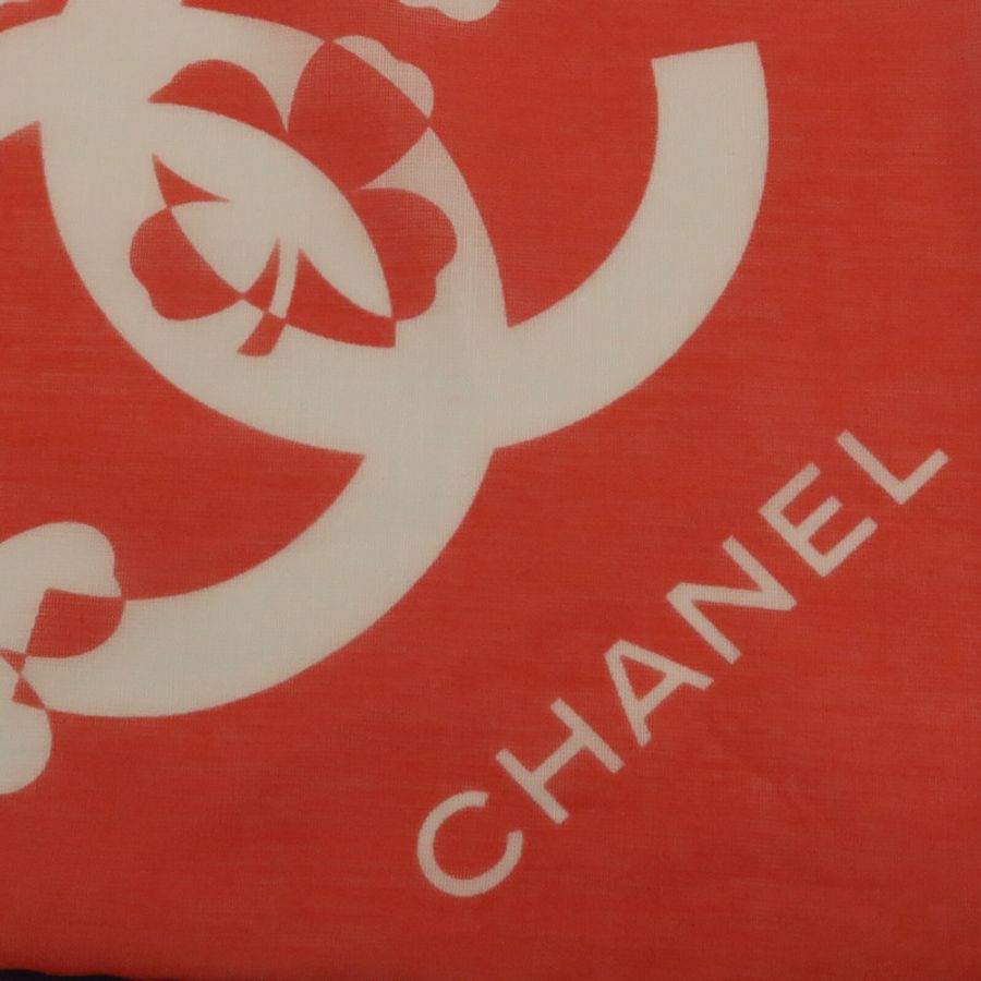 CHANEL 棉質Scarf 155x105cm圍巾-6