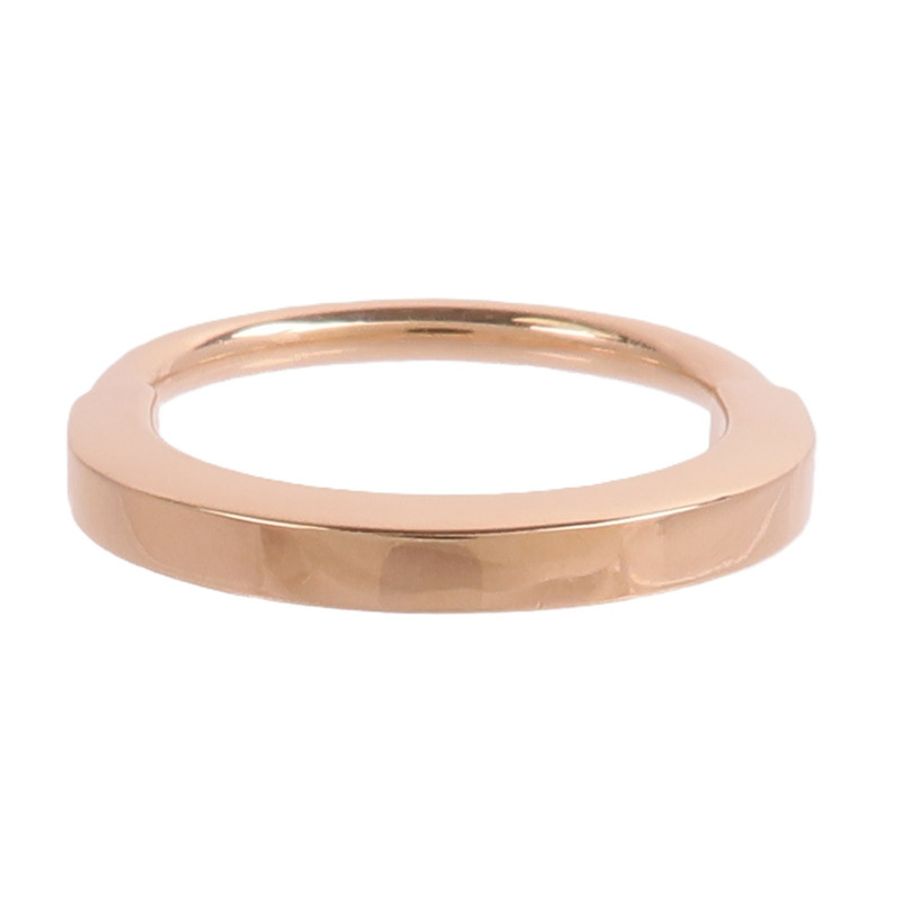 TIFFANY＆CO 18K玫瑰金Lock Ring戒指-1
