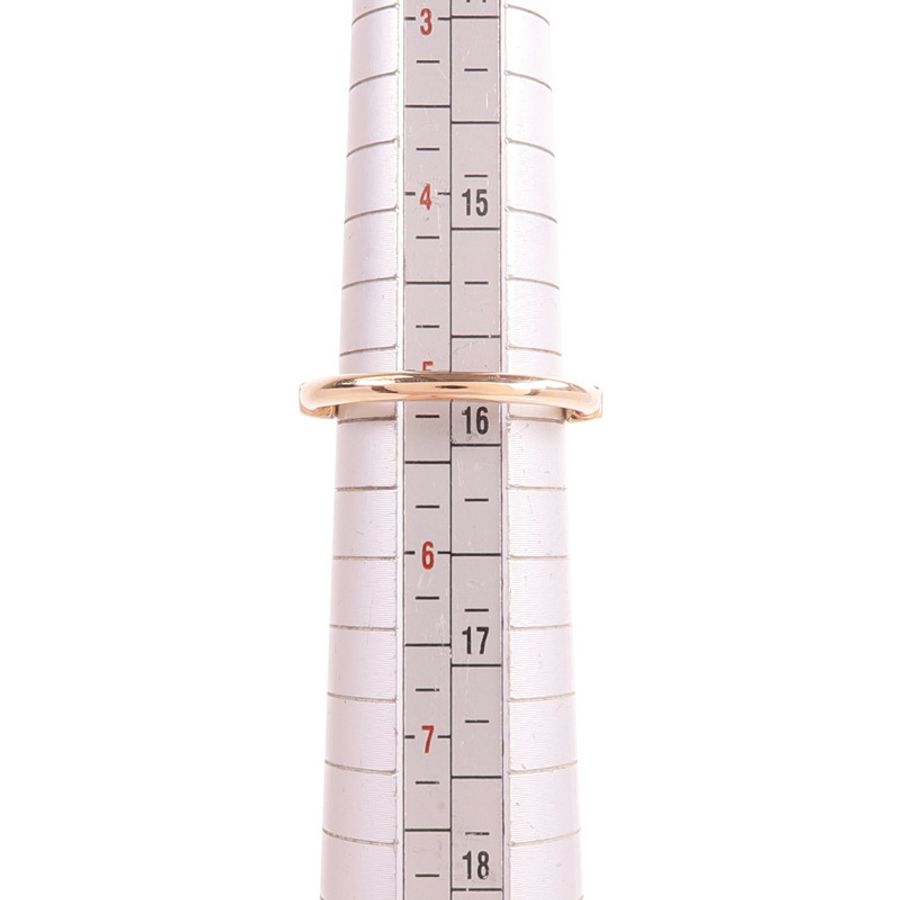 TIFFANY＆CO 18K玫瑰金Lock Ring戒指-5